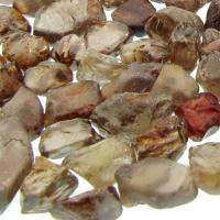 Honey and red zircon from the New England area