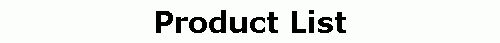 Product List