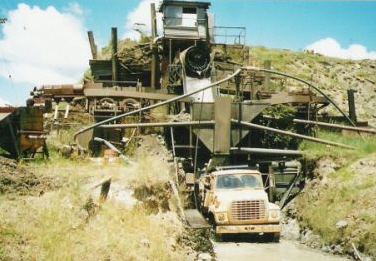 Mining plant - front view