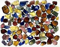 Sapphire and zircon